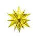 Звезда фольгированная, 60см., золото